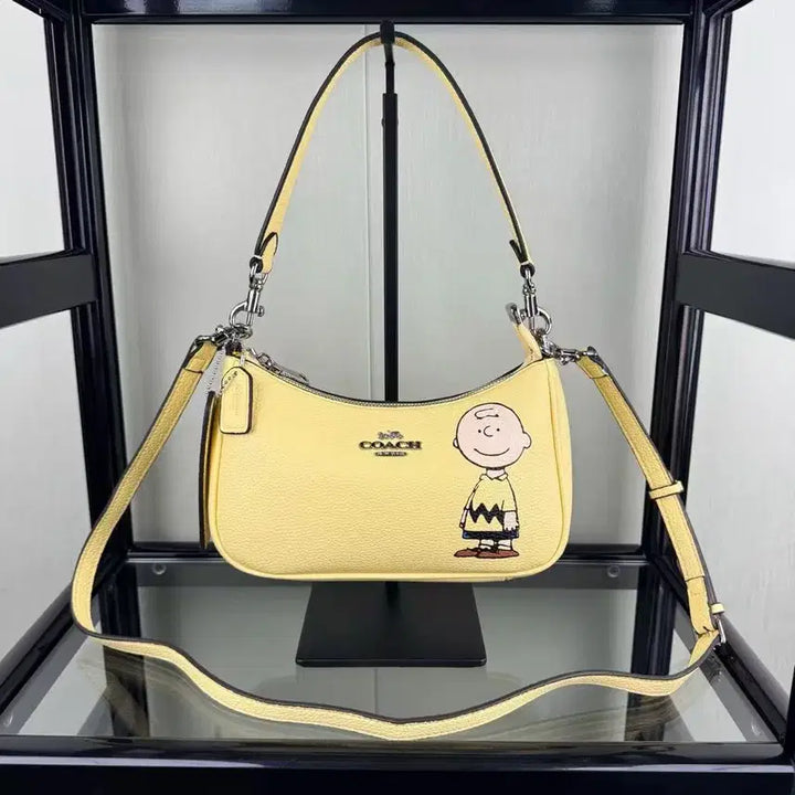 [BUNJANG] Coach Teri25 Crossbody Bag / 피치피너츠 콜라보레이션 Teri25 캐릭터 프린트