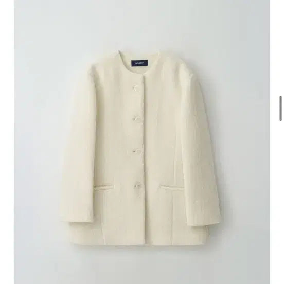 [BUNJANG] Nokseop Alpaca Blend Half Coat / 녹섭 알파카 블랜드 하프 코트(새상품)