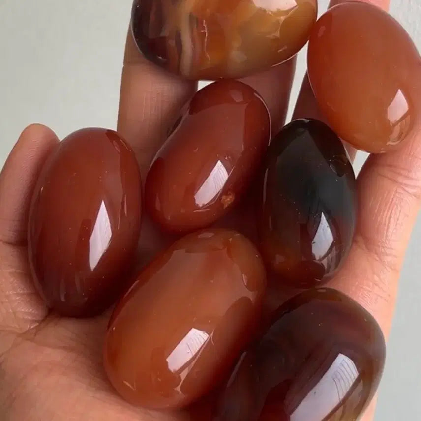 [BUNJANG] Carnelian Tumbled Stone / 카넬리언 텀블 스톤