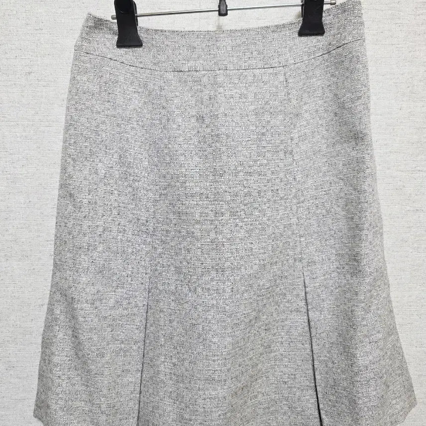 [BUNJANG] Tweed Pleated Midi Skirt / 트위드 플리츠 미디 스커트
