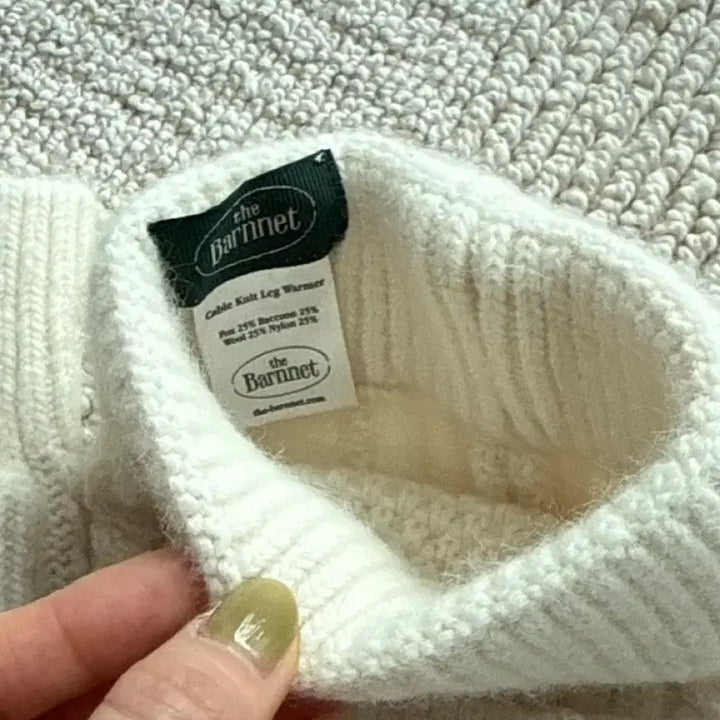[BUNJANG] The Barnet Ivory Leg Warmers / 더바넷 레그워머 아이보리