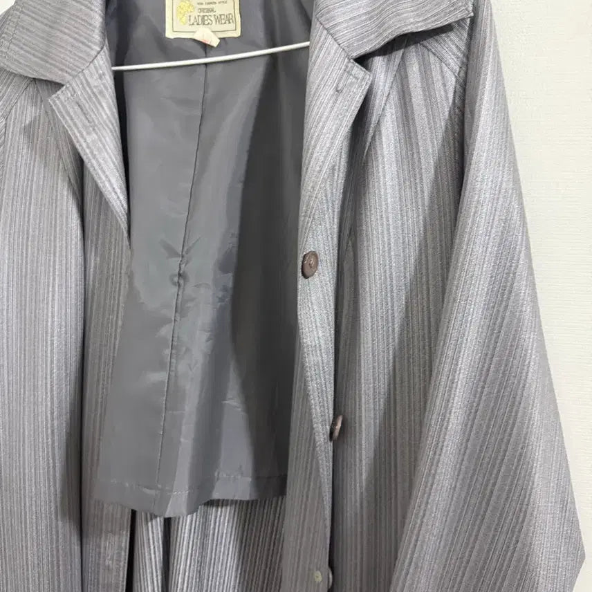 [BUNJANG] Vintage Striped Suit Jacket / 빈티지 여성복 스트라이프 정장 자켓