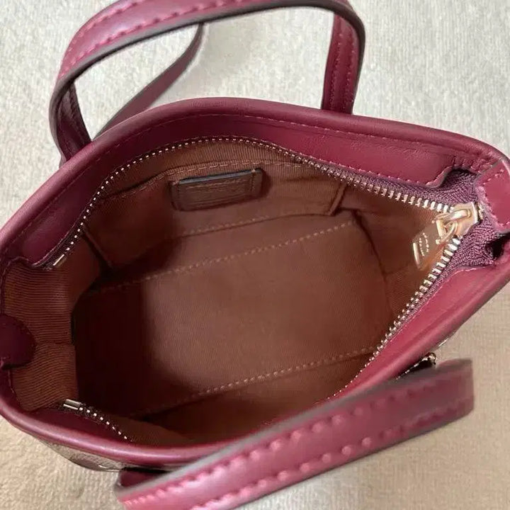 [BUNJANG] Coach Mini City Tote Crossbody Bag / 미니 시티 미니 토트 크로스 만두 가방
