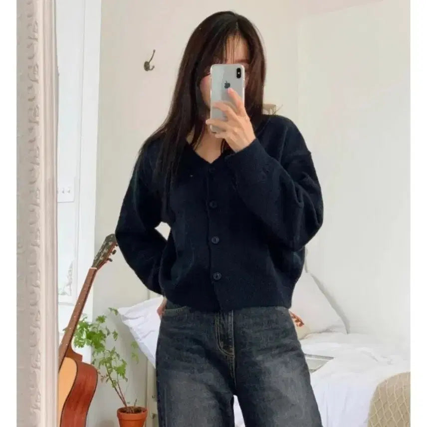 [BUNJANG] 98℃ Dark Fade Blue Wide Jeans / 98도씨 롱기장 오키 다크 페이드블루 와이드청바지 와이드팬츠