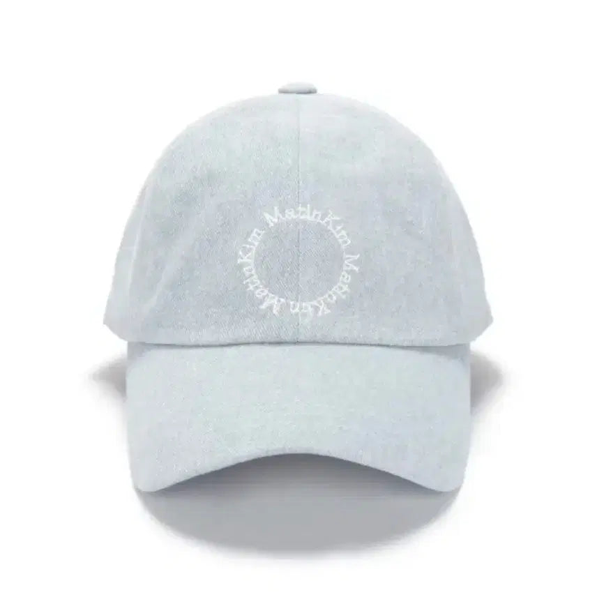 [BUNJANG] Matinkim Macaron Logo Ball Cap Sky Blue / 마뗑킴 마카롱 로고 볼캡 스카이블루