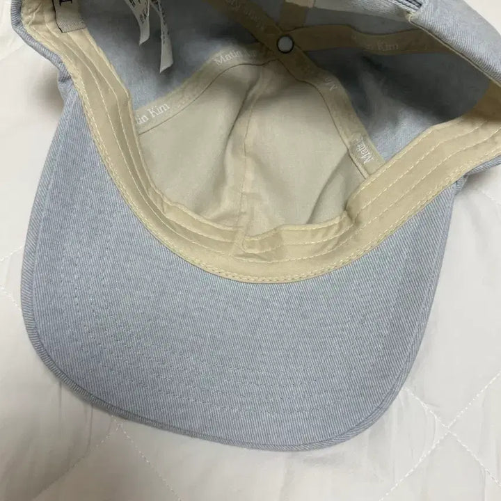 [BUNJANG] Matinkim Macaron Logo Ball Cap Sky Blue / 마뗑킴 마카롱 로고 볼캡 스카이블루