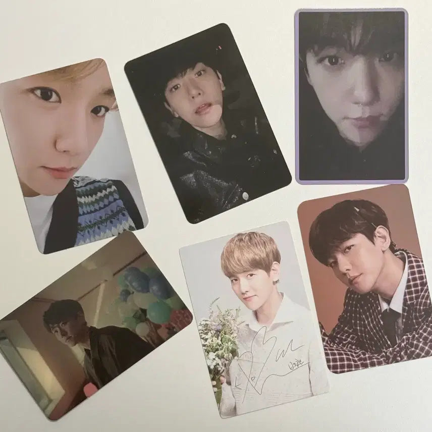 [SOLD OUT] 엑소 백현 포카 6장 일괄