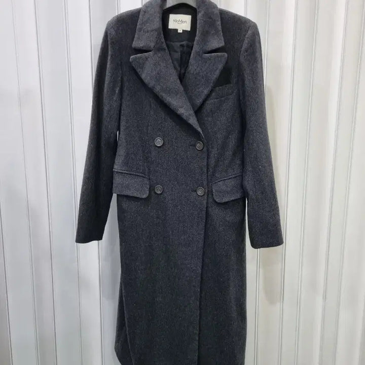 [BUNJANG] MoMen Wool Double-Breasted Coat / MoMen 모직 더블 코트