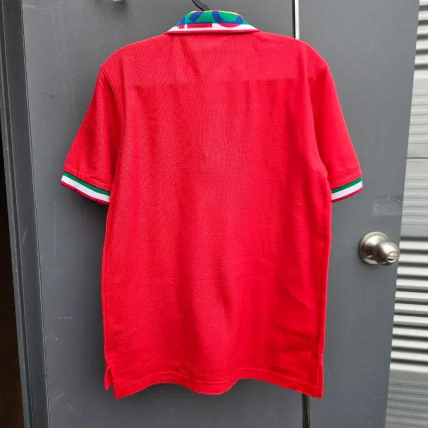 [SOLD OUT] KENZO 겐조 레드 컬러 카라 반팔티