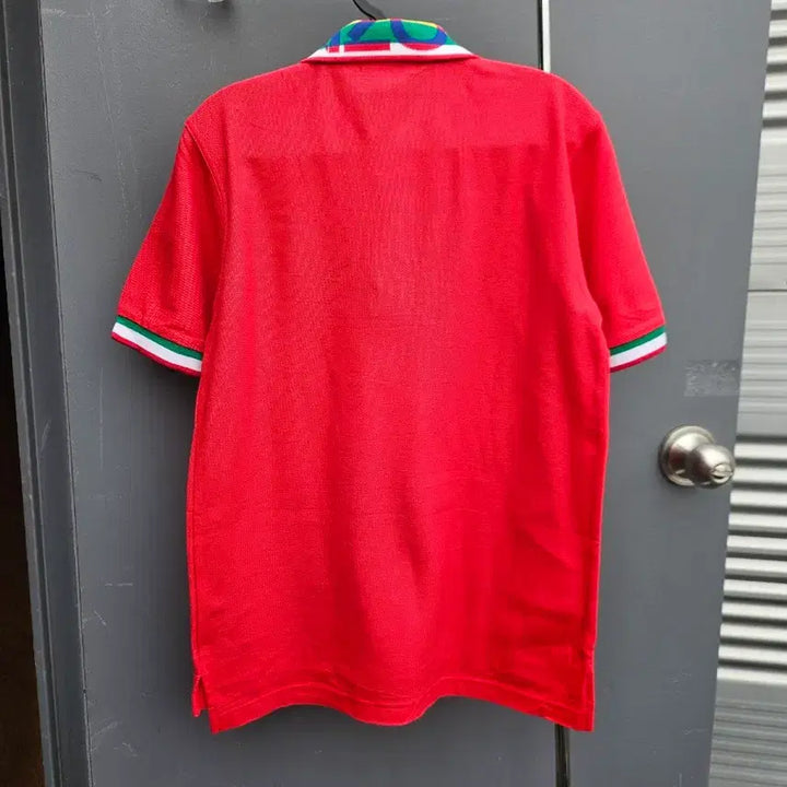 [SOLD OUT] KENZO 겐조 레드 컬러 카라 반팔티