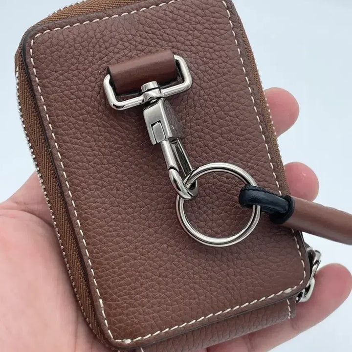 [BUNJANG] Burberry Card Holder Brown / [ 정품 ] 버버리 스트랩 지퍼 카드지갑 브라운, 최저가