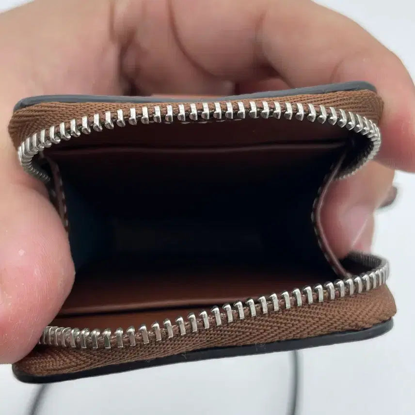 [BUNJANG] Burberry Card Holder Brown / [ 정품 ] 버버리 스트랩 지퍼 카드지갑 브라운, 최저가