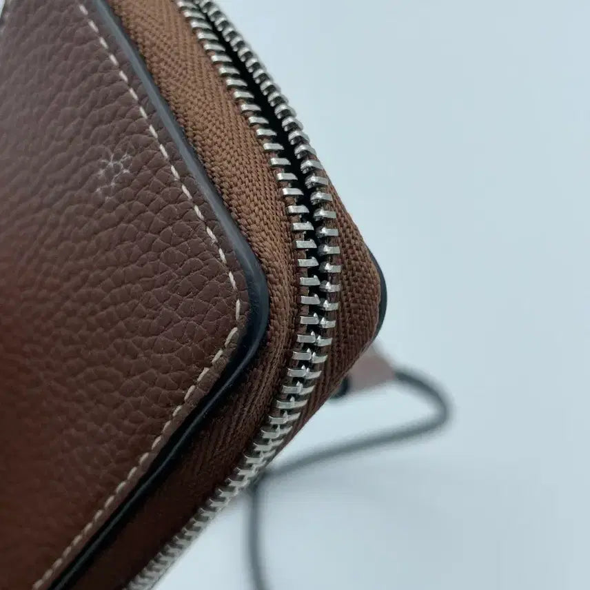 [BUNJANG] Burberry Card Holder Brown / [ 정품 ] 버버리 스트랩 지퍼 카드지갑 브라운, 최저가