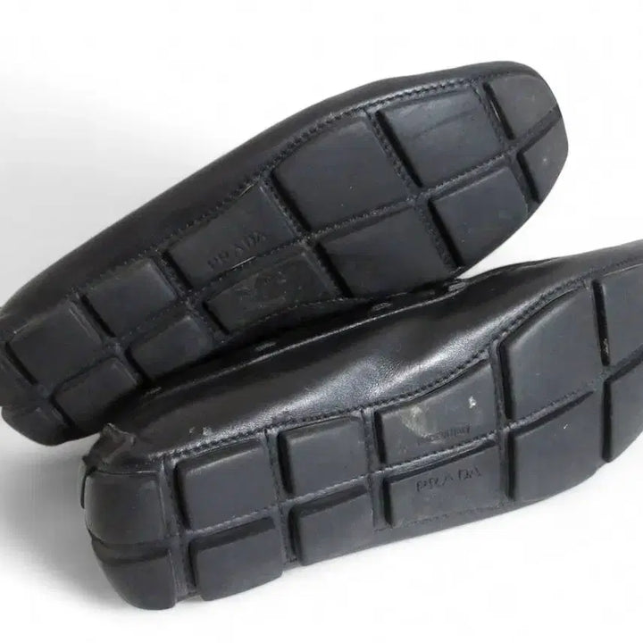 [BUNJANG] Prada Leather Driving Moccasin Shoes / 프라다 레더 드라이빙 모카신 슈즈