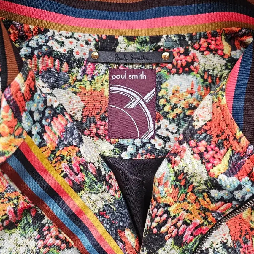 [BUNJANG] Paul Smith Floral Print Bomber Jacket / 폴스미스 플라워 프린팅 봄버 자켓