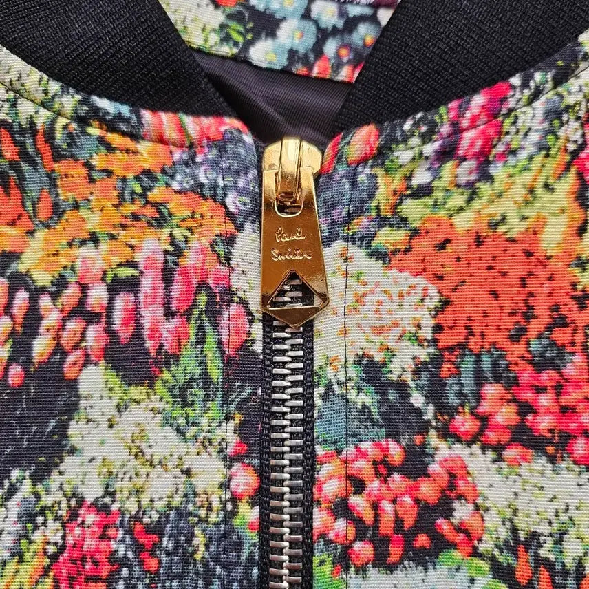[BUNJANG] Paul Smith Floral Print Bomber Jacket / 폴스미스 플라워 프린팅 봄버 자켓