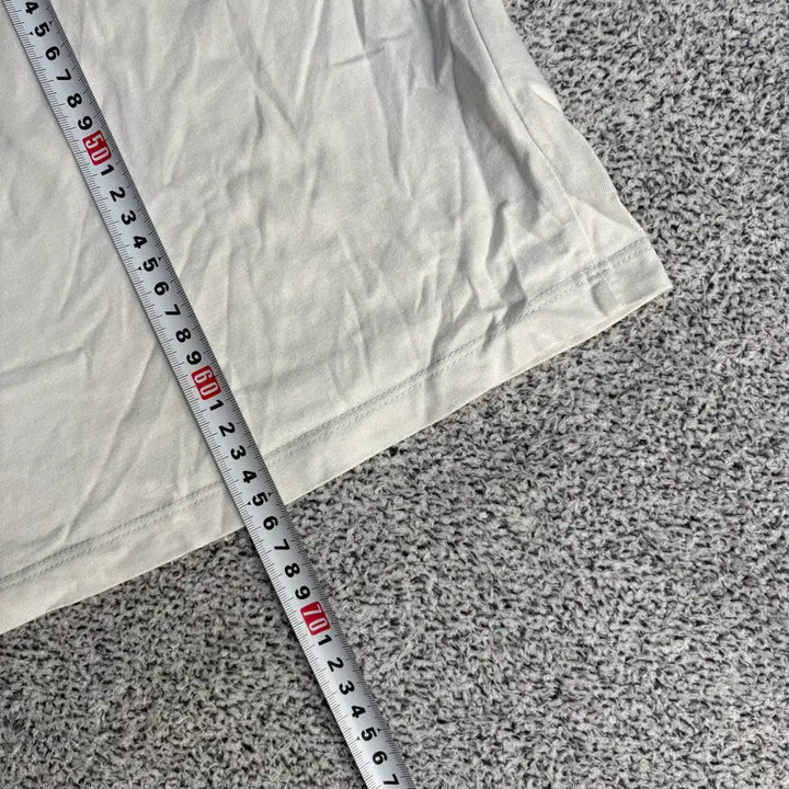 [SOLD OUT] 실측 마뗑킴 화이트 로고 반팔티 0303J