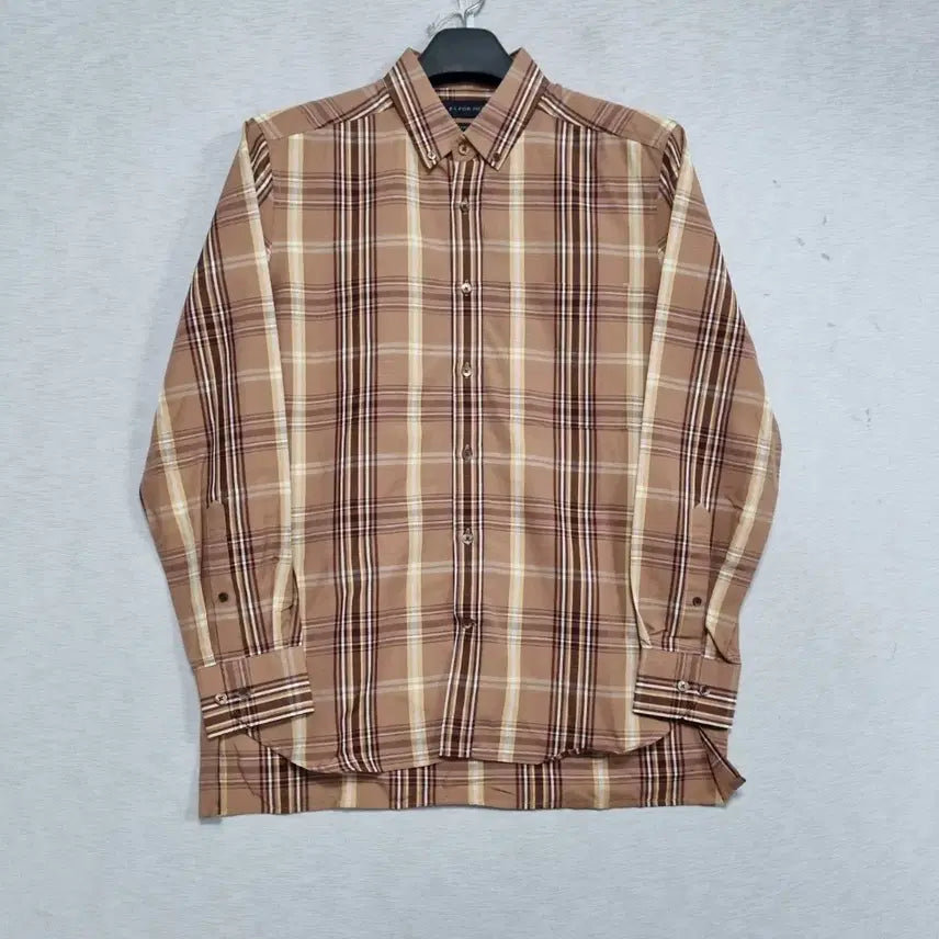 [BUNJANG] T.I. For Men Checkered Shirt / 새상품 티아이포맨 봄가을 남방 남100ㅡ0304