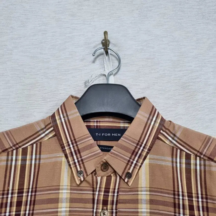 [BUNJANG] T.I. For Men Checkered Shirt / 새상품 티아이포맨 봄가을 남방 남100ㅡ0304