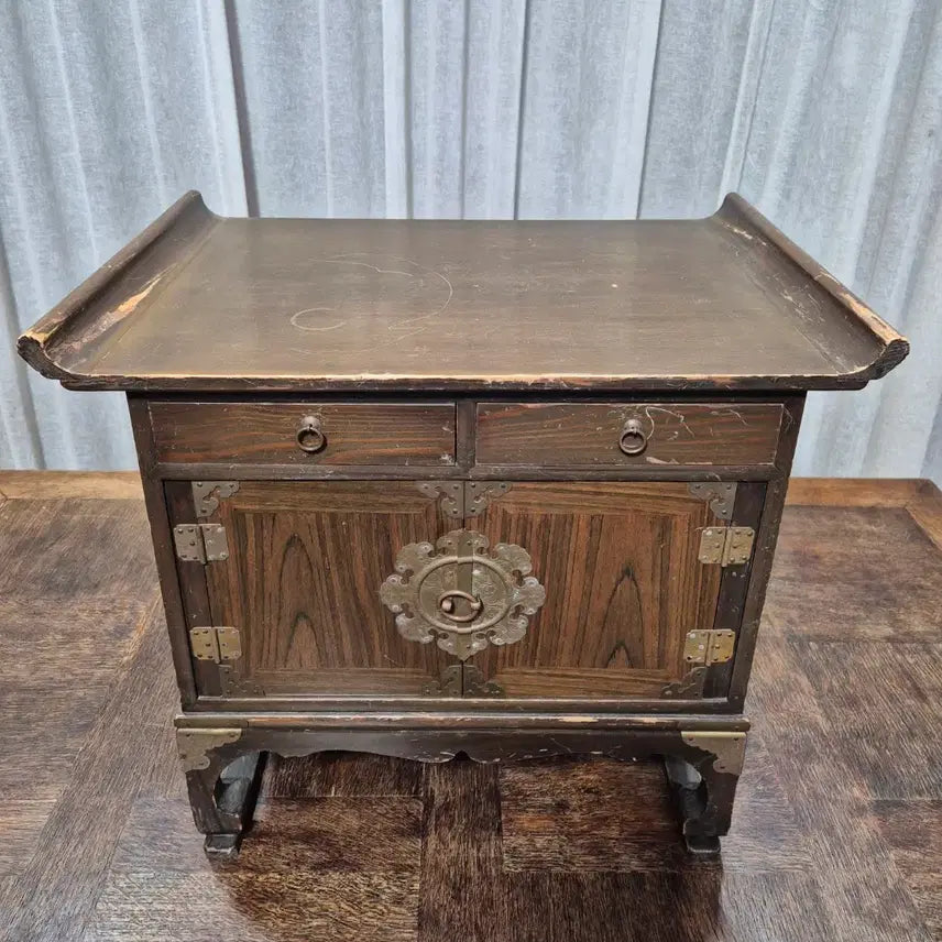[BUNJANG] Jeonju Beoseon Meorritjang Vintage Korean Antique Chest / 한국전통 고가구 전주 버선 머릿장