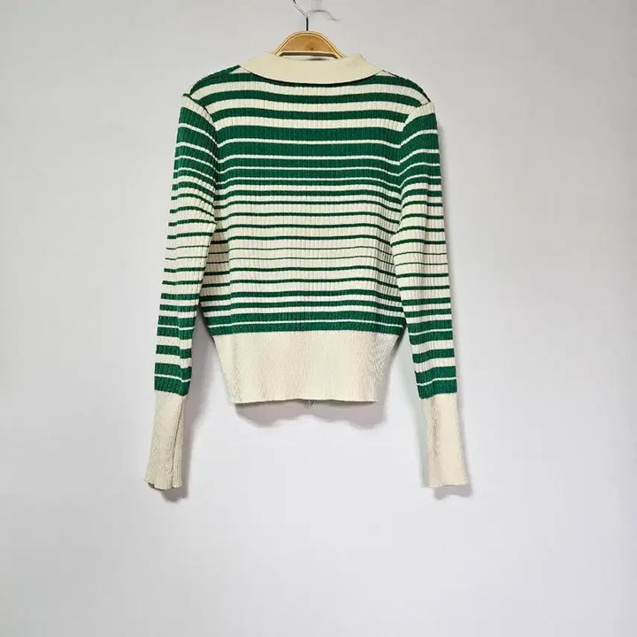 [SOLD OUT] 밀 스튜디오 줄무늬 니트 집업 가디건 55