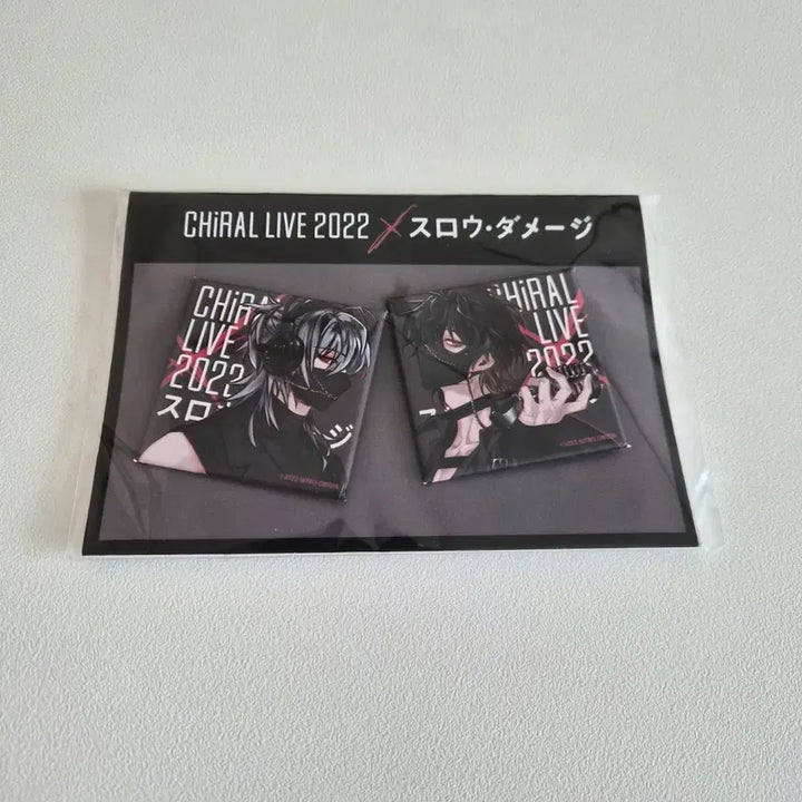 [BUNJANG] Chiral Live 2022 Slow Damage Badge Set / Chiral Live 2022 슬로우 데미지 뱃지 세트