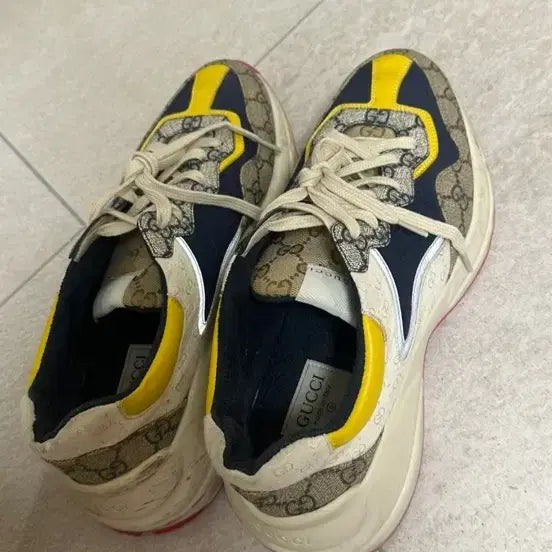 [BUNJANG] Gucci GG Rhyton Sneakers / 구찌 GG 라이톤 스니커즈
