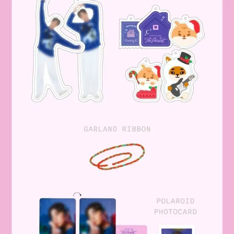 [BUNJANG] Day6 Young K The Present Garland Sticker Set / 원양) 데이식스 영케이 The Present 가랜드 스티커