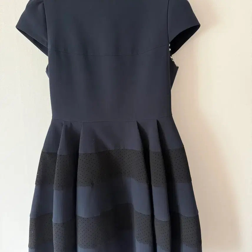 [BUNJANG] Lucky Chouette Navy Color Block Dress (Size 38) / 럭키슈에뜨 네이비 배색 원피스 38사이즈