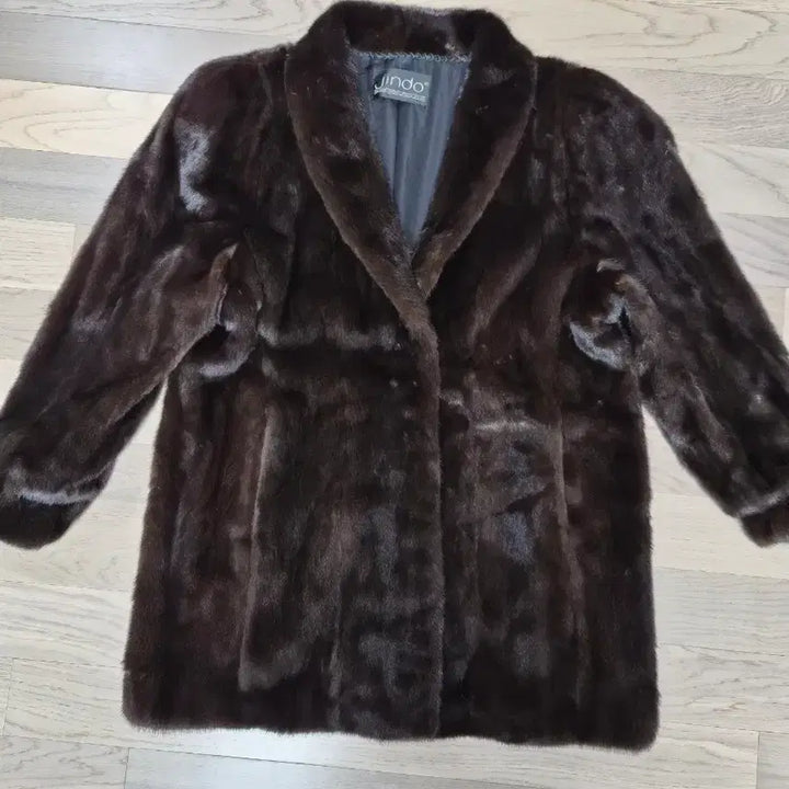 [BUNJANG] Jindo Blackgama Fur Coat / 진도 블랙그라마 모피코트