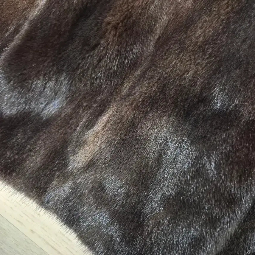 [BUNJANG] Jindo Blackgama Fur Coat / 진도 블랙그라마 모피코트