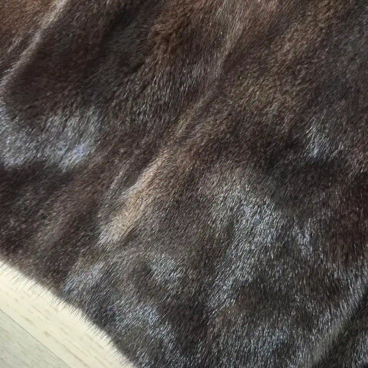 [BUNJANG] Jindo Blackgama Fur Coat / 진도 블랙그라마 모피코트