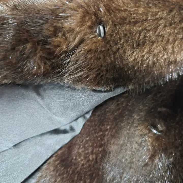 [BUNJANG] Jindo Blackgama Fur Coat / 진도 블랙그라마 모피코트
