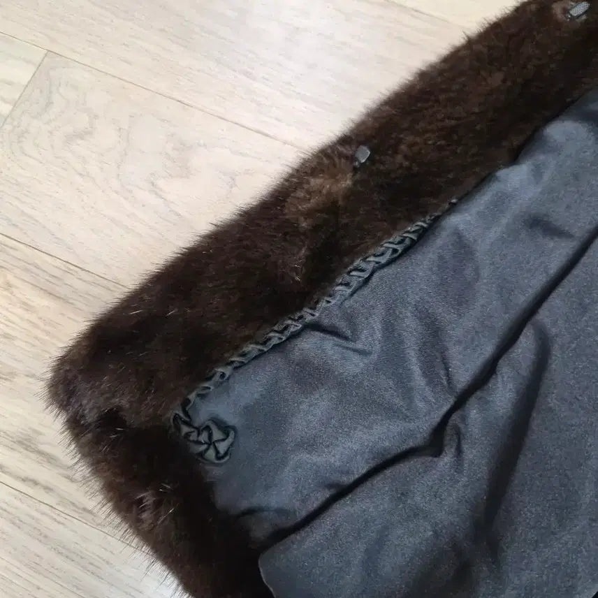 [BUNJANG] Jindo Blackgama Fur Coat / 진도 블랙그라마 모피코트