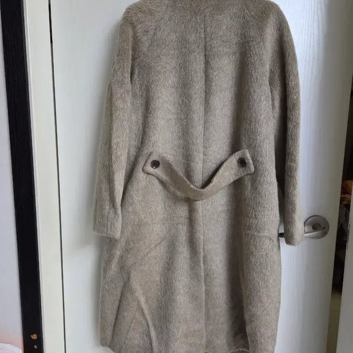 [BUNJANG] TAHARI Mohair Wool Double Breasted Coat / 새상품 TAHARI 타하리 모헤어 양모  베이지