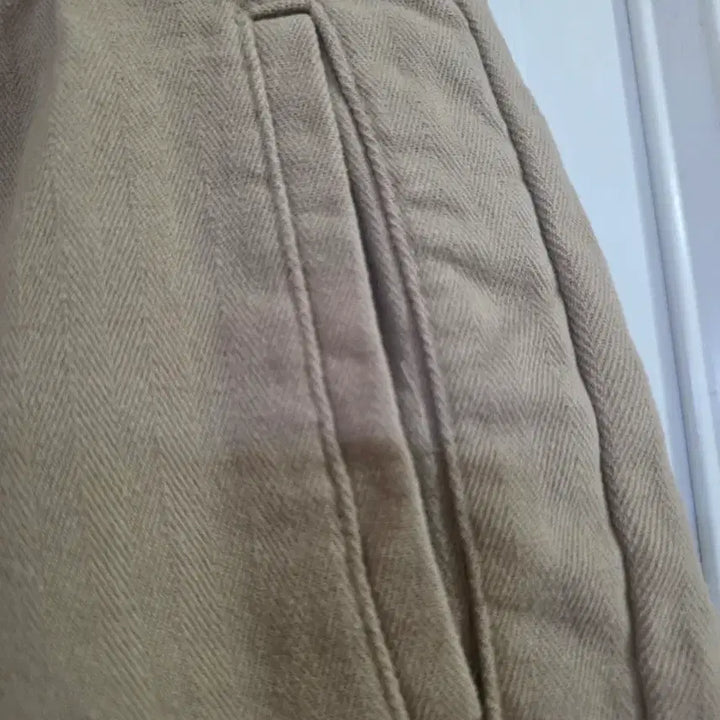 [BUNJANG] Spring Beige Spandex Bending Cotton Baggy Pants / 봄  베이지 스판 밴딩  면  베기통바지   28까지