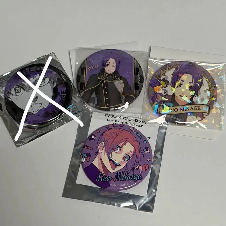[BUNJANG] Blue Lock Mikage Reo Can Badge Bundle Set / 블루록 미카게 레오 캔뱃지 일괄 판매