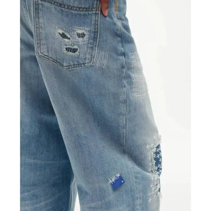 [BUNJANG] ZARA Ader Error Patchwork Denim Pants / [25]자라 아더에러 패치워크 데님팬츠(새상품)