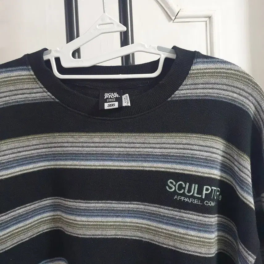 [BUNJANG] SCULPTOR Stripe Long Sleeve T-shirt / SCULPTOR 스컬프터 스트라이프 긴팔 M 95