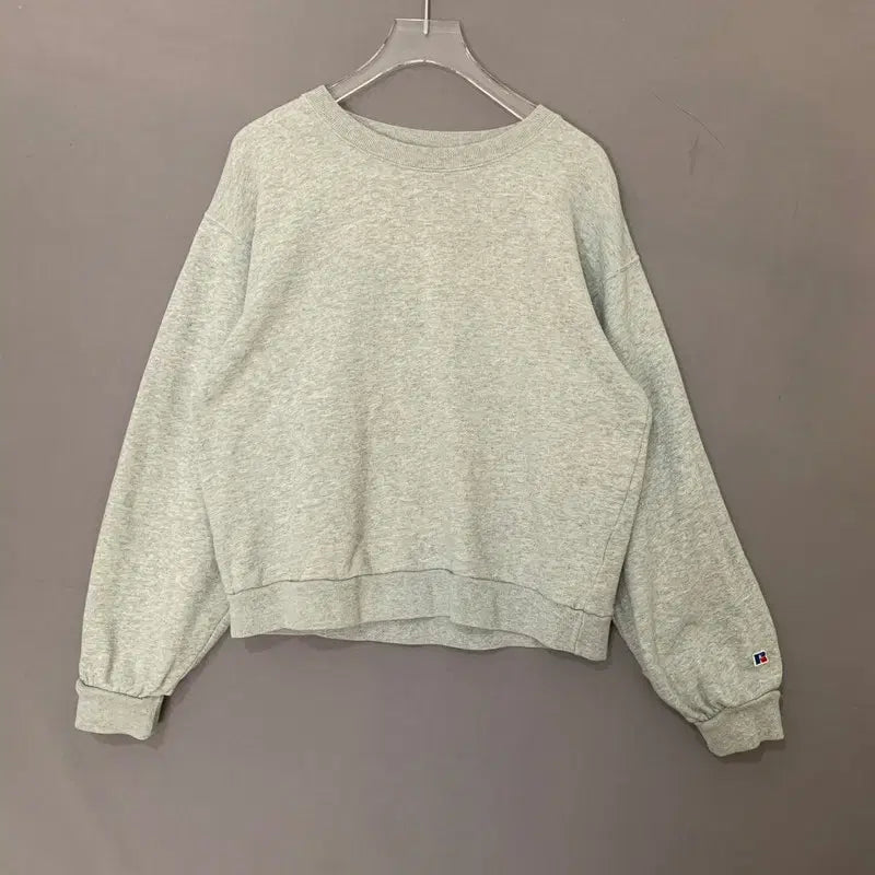 [BUNJANG] M RUSSELL Vintage Melange Sweatshirt / M RUSSELL 러셀 여성 빈티지 멜란지 스웻셔츠 맨투맨