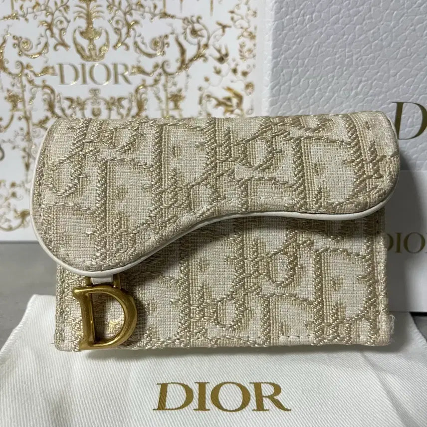 [BUNJANG] Dior Oblique Saddle Card Wallet / [새상품급] 디올 오블리크 새들 카드지갑