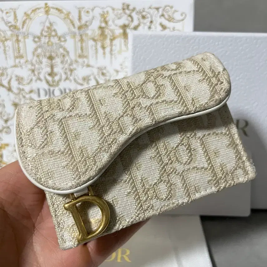[BUNJANG] Dior Oblique Saddle Card Wallet / [새상품급] 디올 오블리크 새들 카드지갑