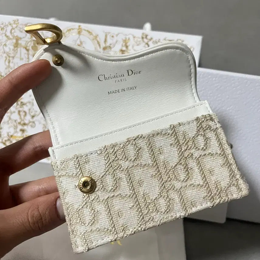 [BUNJANG] Dior Oblique Saddle Card Wallet / [새상품급] 디올 오블리크 새들 카드지갑