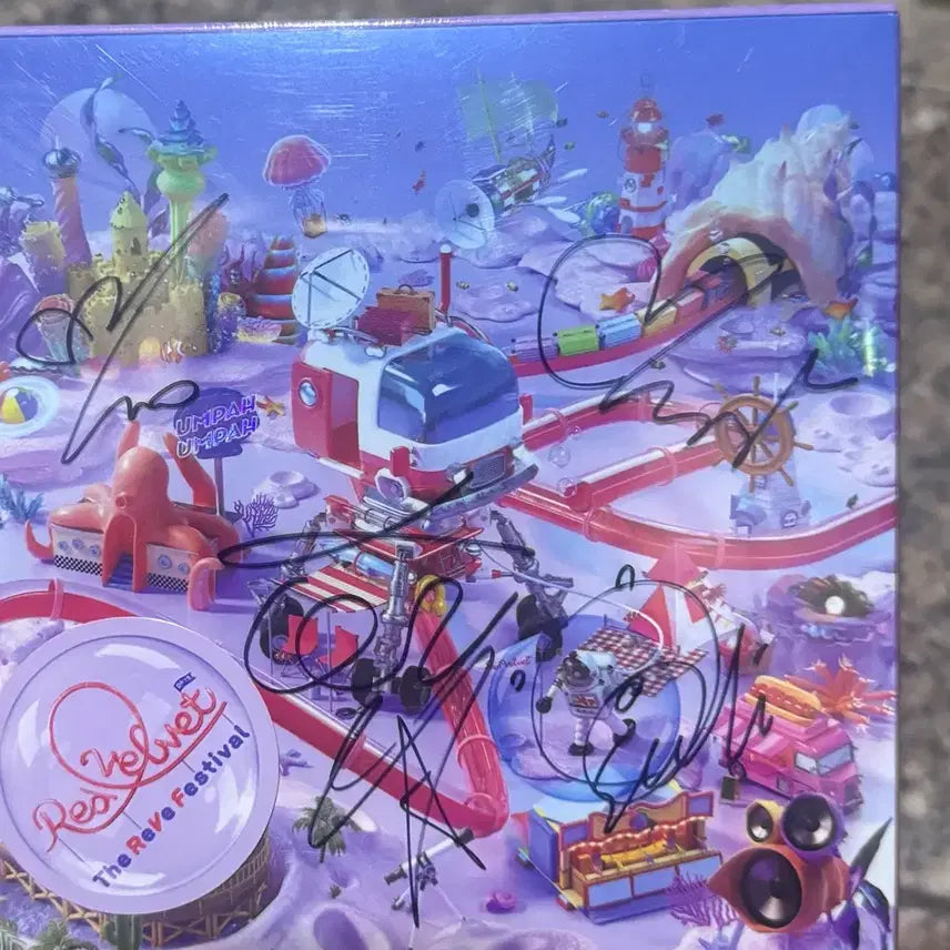 [BUNJANG] Red Velvet Umpah Umpah Limited Edition First Press Signed Album / 레드벨벳 음파음파 한정반 초판 친필 싸인 사인 reve festival