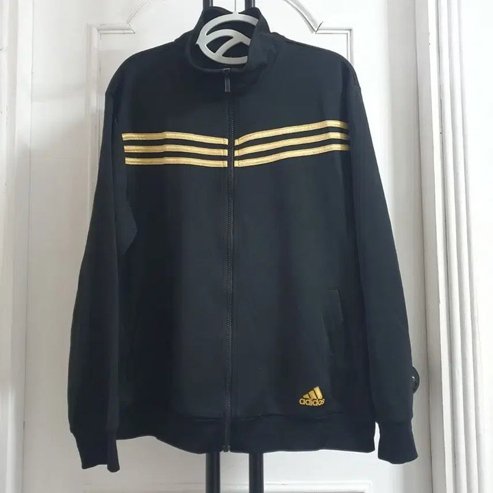 [BUNJANG] Adidas Three-Stripe Track Top Black L / 아디다스 삼선 트랙탑 검정 L 100
