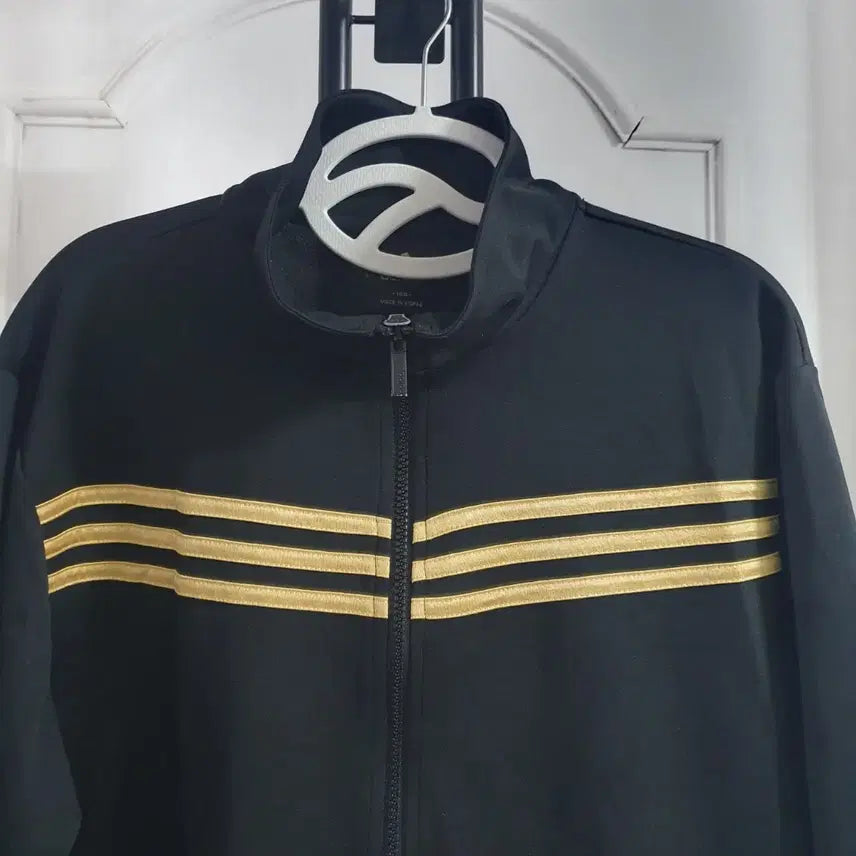 [BUNJANG] Adidas Three-Stripe Track Top Black L / 아디다스 삼선 트랙탑 검정 L 100