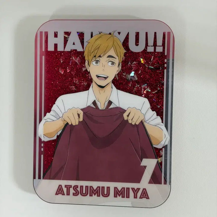 [BUNJANG] Miya Atsumu "Lockeroom" Oil in Acrylic Block (Haikyuu!!) / 미야 아츠무 오일 인 아크릴 블록 락커룸 ver