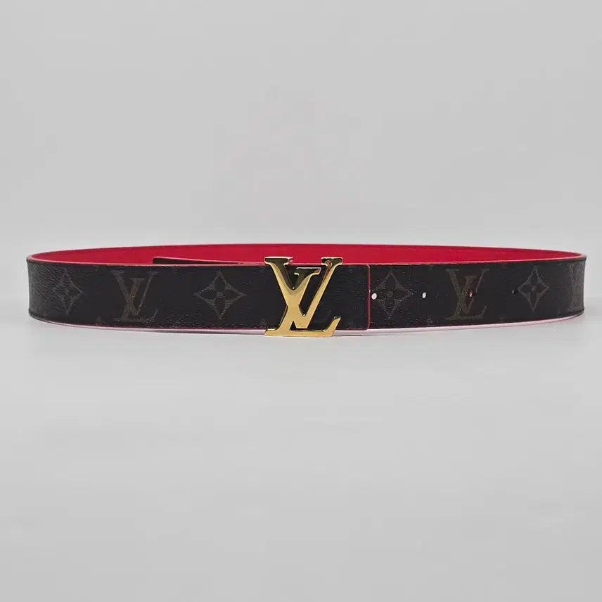[BUNJANG] Louis Vuitton Monogram LV Initiales Reversible Belt / 루이비통 모노그램 LV 이니셜 리버서블 벨트 ( 75 )