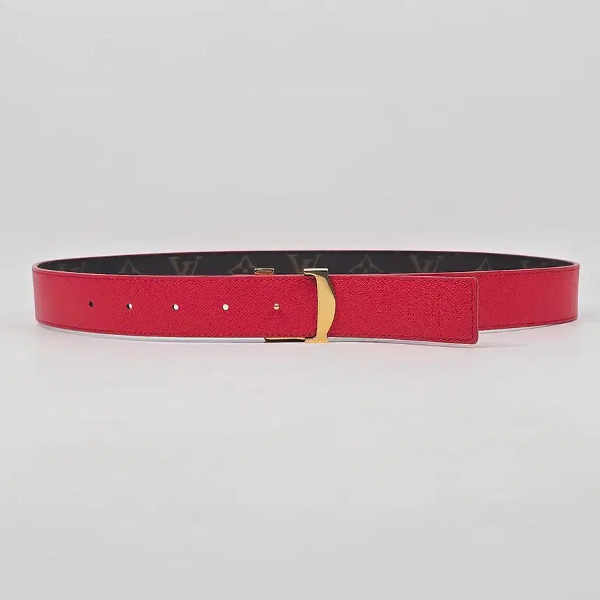 [BUNJANG] Louis Vuitton Monogram LV Initiales Reversible Belt / 루이비통 모노그램 LV 이니셜 리버서블 벨트 ( 75 )