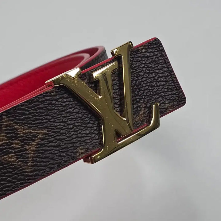 [BUNJANG] Louis Vuitton Monogram LV Initiales Reversible Belt / 루이비통 모노그램 LV 이니셜 리버서블 벨트 ( 75 )